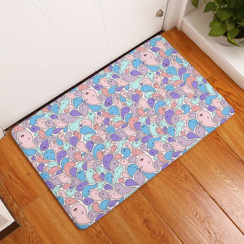 2017 новые милые ковры с мультяшным принтом Нескользящие кухонные коврики для дома