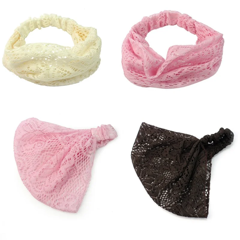 Кружевная пляжная повязка на голову с цветами 2019 женские банданы в стиле бохо для