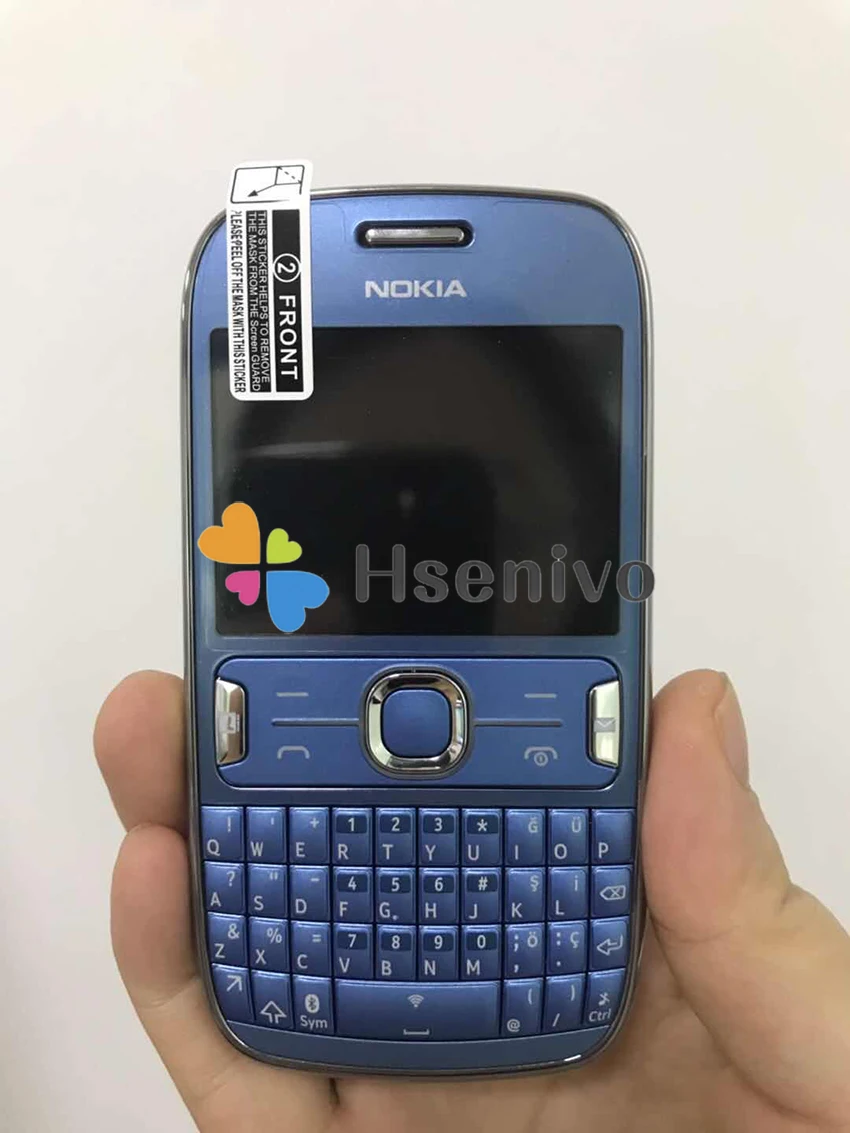 nokia asha 302 refurbished original nokia asha 302 3g network gsm wifi java 3 15mp camera mobile phone refurbished free global shipping