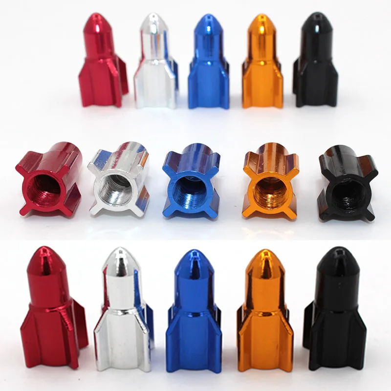 

4Pcs Bike Valve Cap Wheel Tire Covered Protector Car Cycling AV SV American AIR Valve Caps Dust Covers Parts Bicycle Accessories