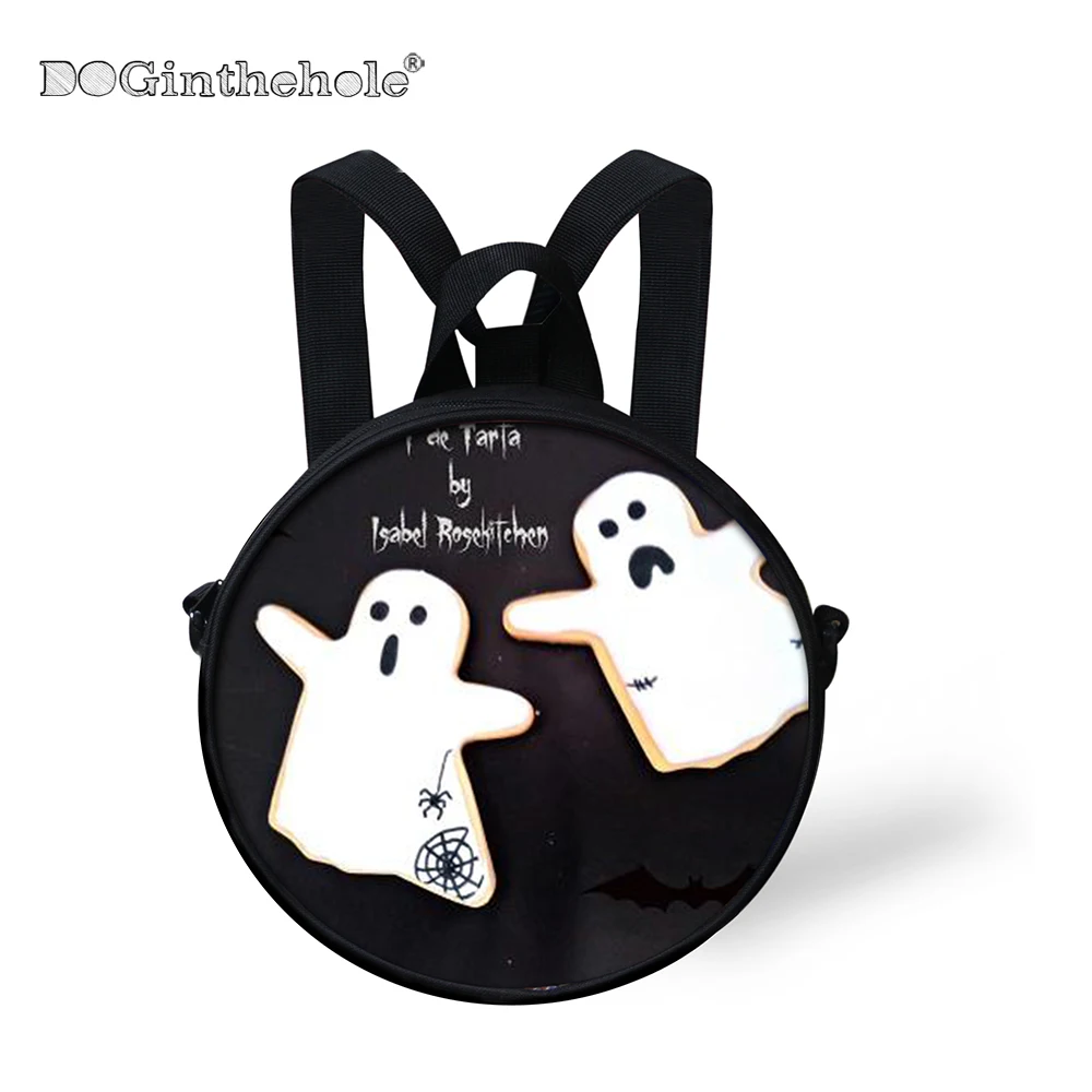 Doginthehole 3D Симпатичные Солнечный Кукла Модные принты мини круглый сзади Рюкзак