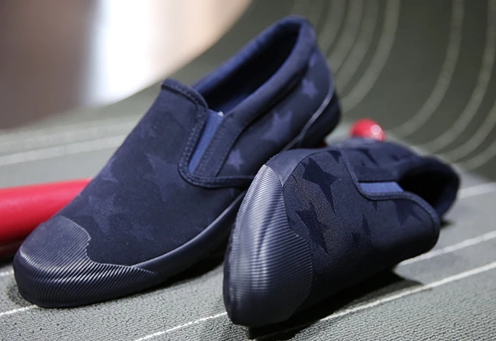 Новые Люди Бездельники Дышащие Холст Обувь 2017 мужские Квартиры Скольжения на