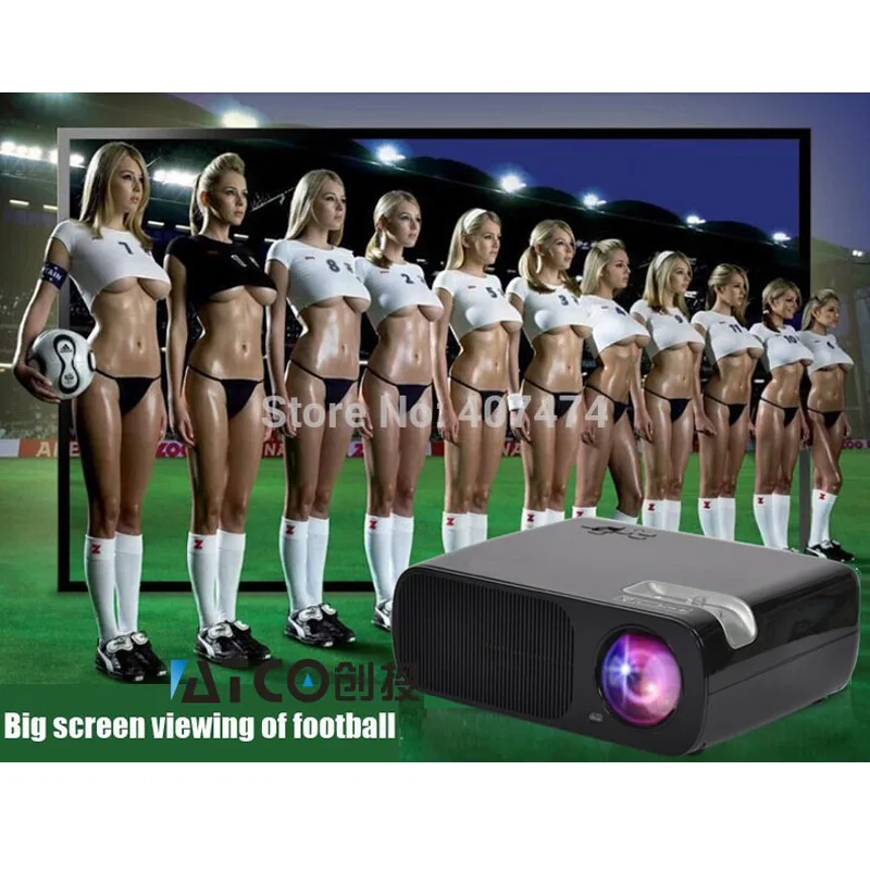 Projector 3D 1080p Android 4.4 Bluetooth 4.0 Wireless Wifi 3000Lumens LCD LED for Home Cinema Theater Games Beamer with USB HDMI |