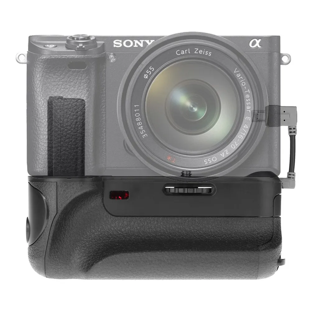 Spash вертикальный Батарейная ручка с 2 шт. NP FW50 батареи для sony A6000 беззеркальных