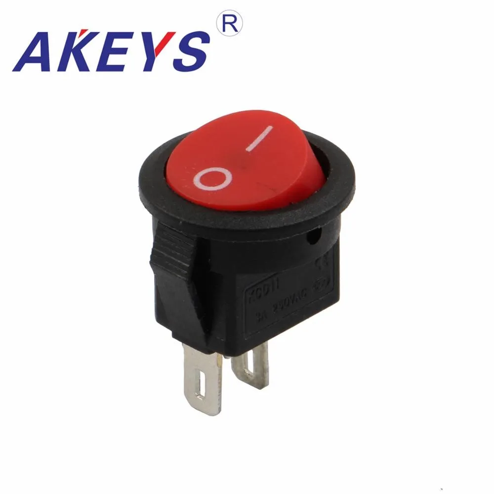 

6PCS KCD1-105 2pins 2nd gear rocker switch for Bread machine