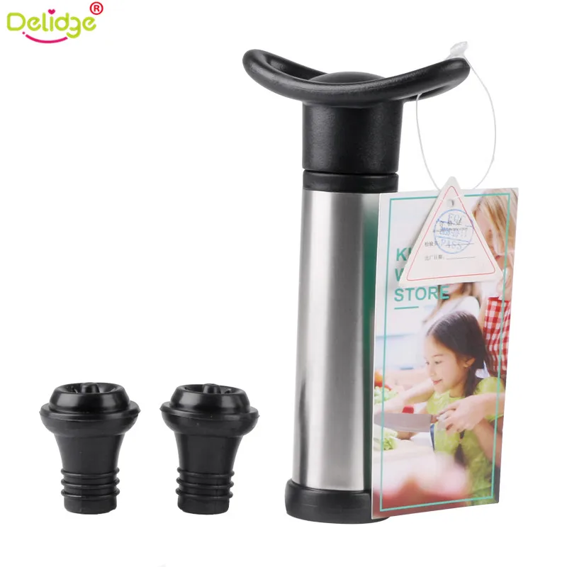 Delidge нержавеющая сталь Пробка для вина Еда Вакуумный упаковщик бар аксессуары