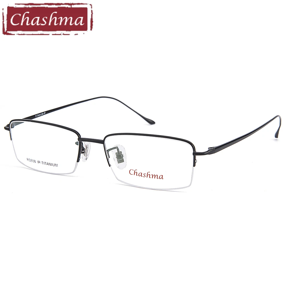 Брендовые мужские качественные очки Chashma Полуободковые с оправой рандомные