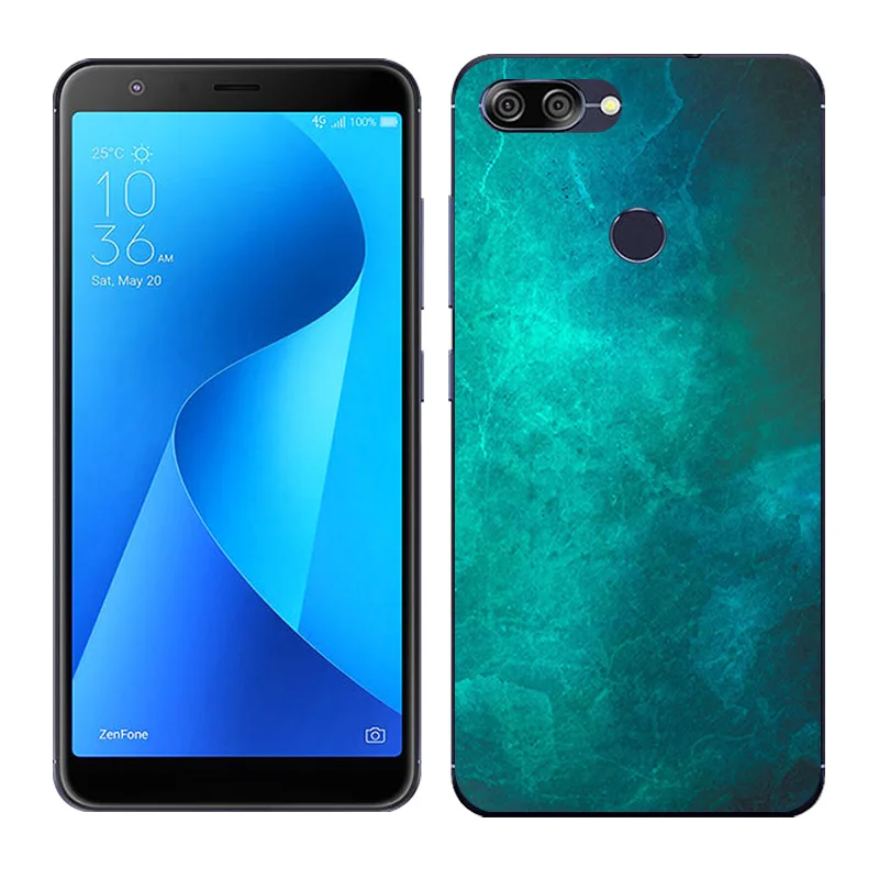 Силиконовый чехол для Asus Zenfone Max Plus M1, мягкая задняя крышка с рисунком Пейзажа для Asus Zenfone Max Plus M1 ZB570TL X018D
