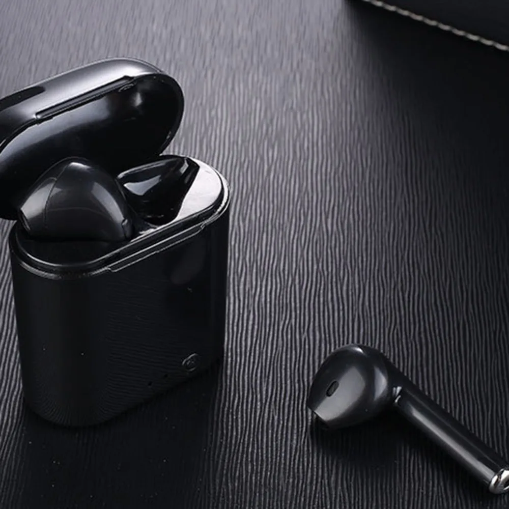 Беспроводная bluetooth-гарнитура I7s bluetooth-гарнитура бинауральные спортивные наушники bluetooth-гарнитура черно-белая