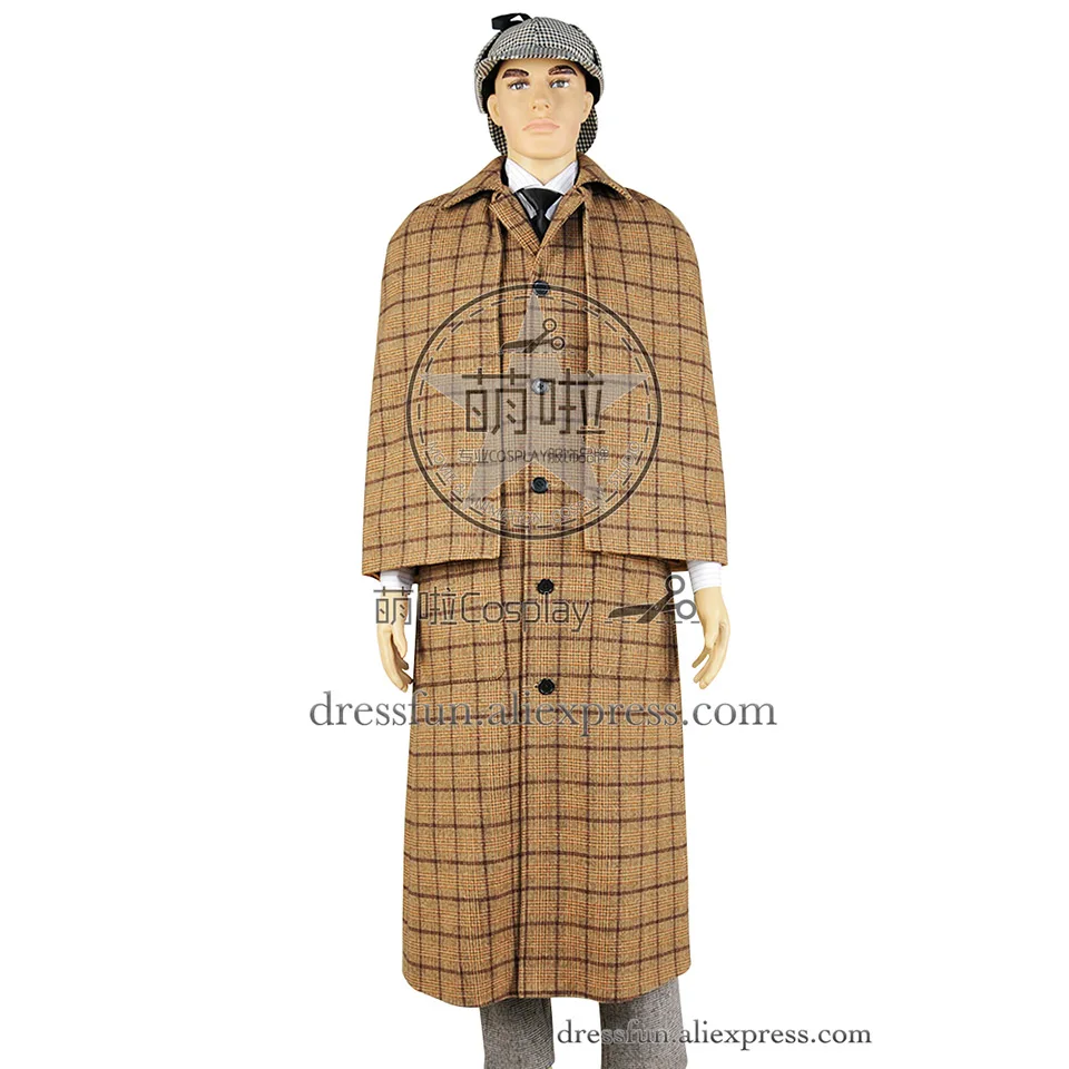 Кто покупает доктора Косплей Шерлок Холмс доктор Симеон Костюм Униформа сетка