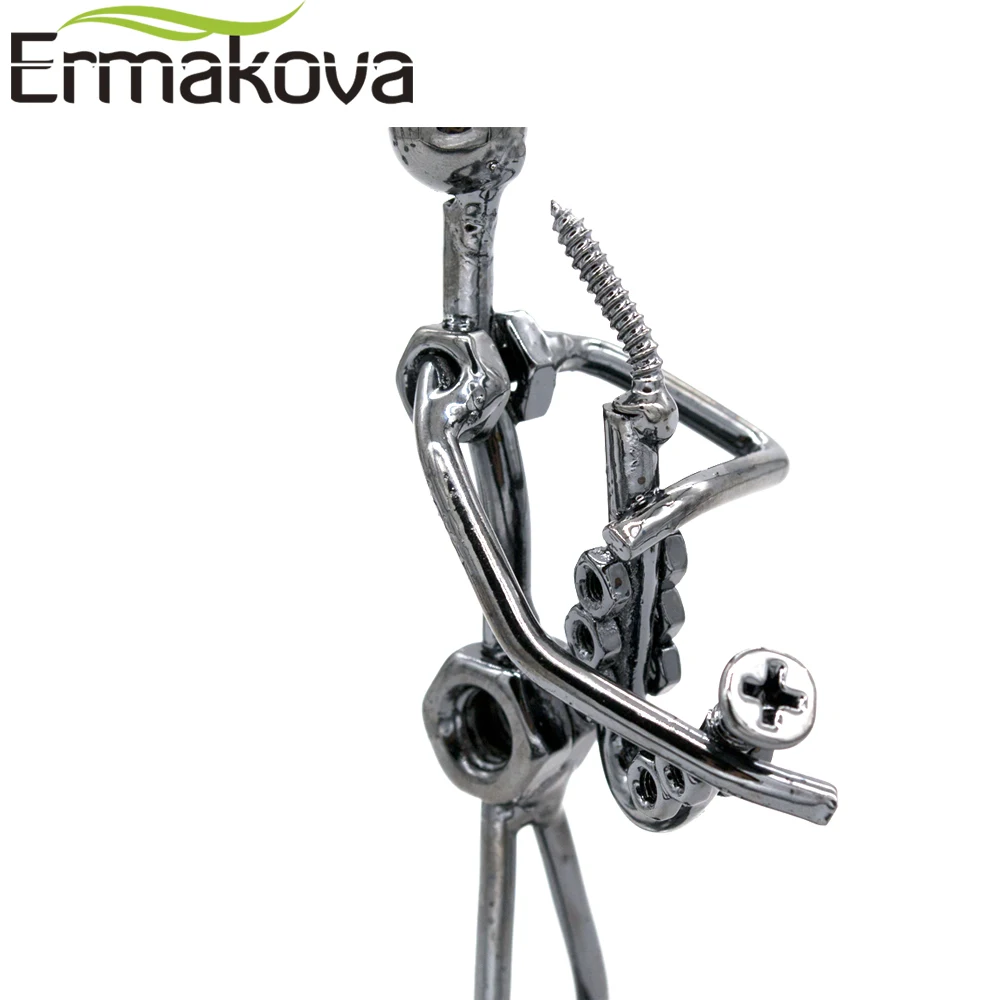 ERMAKOVA 5 1 &quotметаллическая скульптура музыкальный инструмент статуэтка Sax прилавок