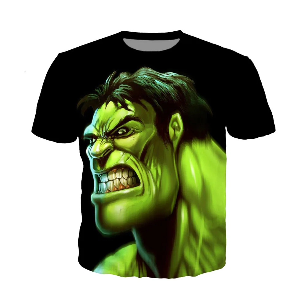 LIASOSO naverable Hulk t-shirt comics The Avengers heros t shirt 3D печать Supereroe Thanos Hawkeye Camicia hu123 | Мужская одежда