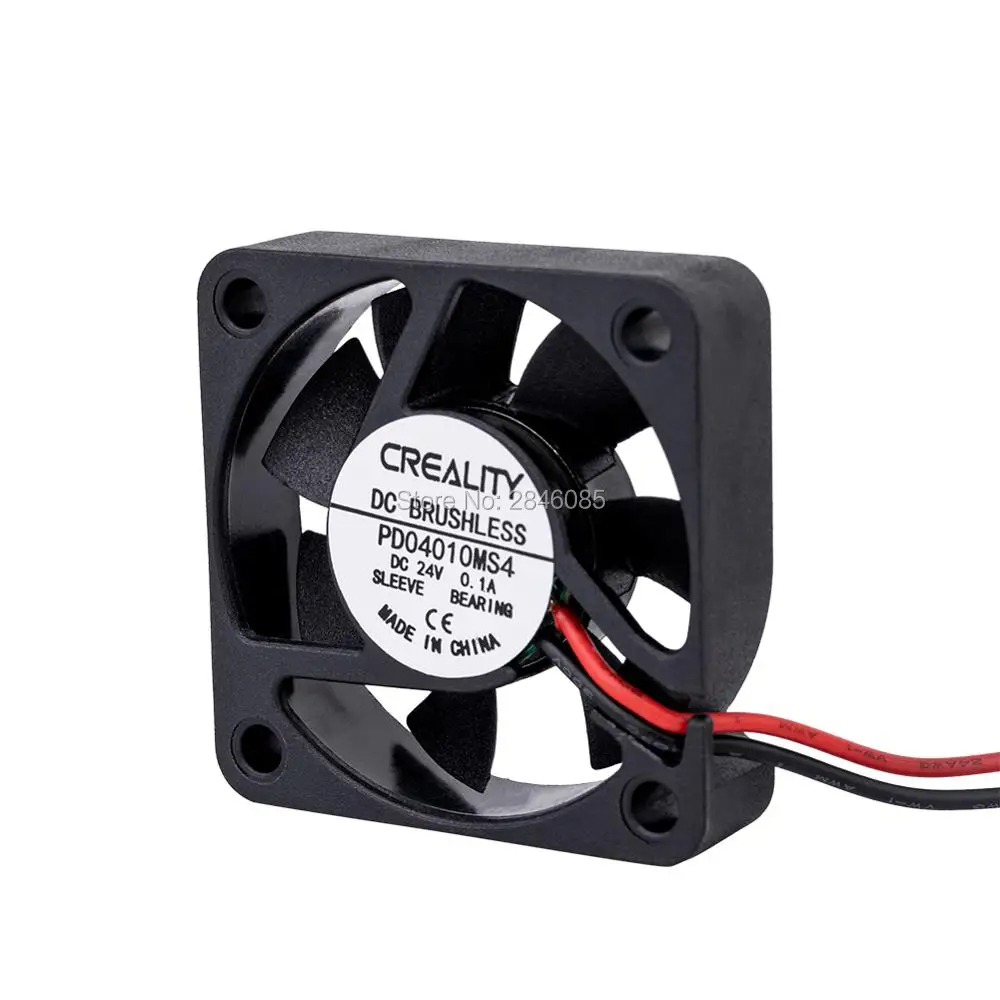 Creality 3d принтер s части DC бесщеточный PD04010MS4 DC 24 В 0.10A Вентилятор охлаждения 40 мм x 40 мм x 10 мм 4010 втулка подшипника для 3d принтера