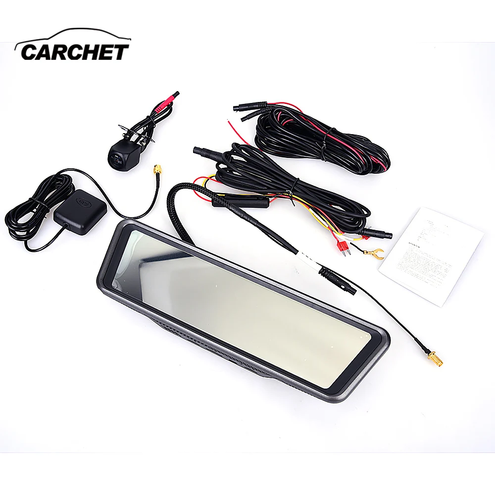 Автомобильный GPS навигатор CARCHET Android 5 1 WIFI DVR камера видеорегистратор зеркало