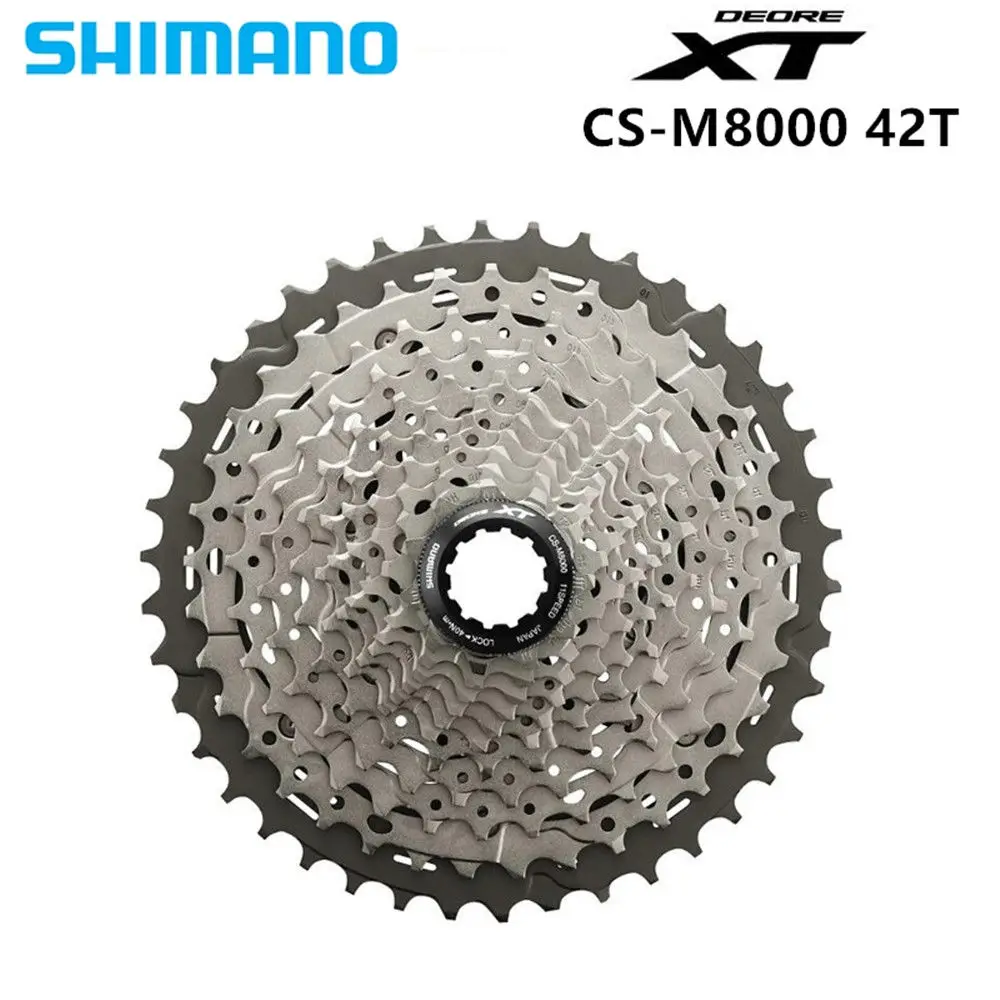 Оригинальные кассеты Shimano Deore XT CS M8000 для велосипеда MTB 11 40/42/46 T запчасти