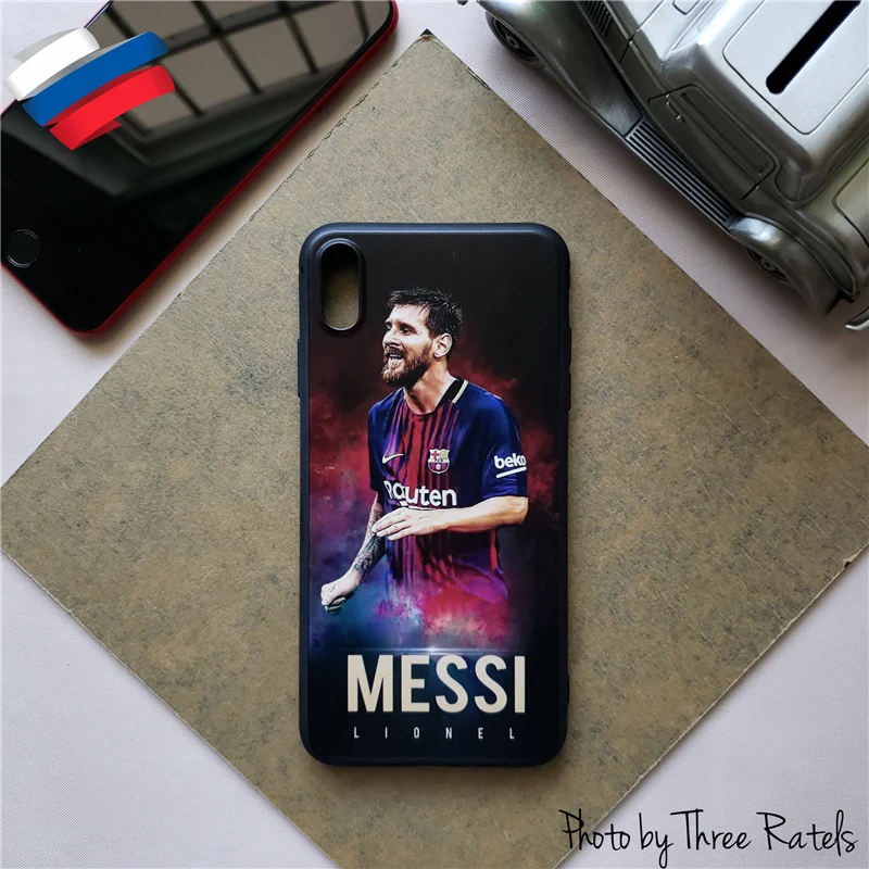 Football Player Patterned Messi Matte Phone Case for iPhone 6 6s 7 8 Plus Back Cover Soft Black Shell X XR XS Max New |
