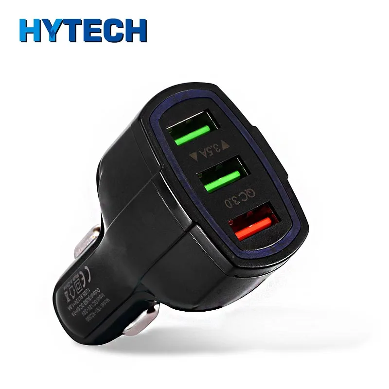 IMIDO 3 порта Быстрая быстрая зарядка Usb Автомобильное зарядное устройство