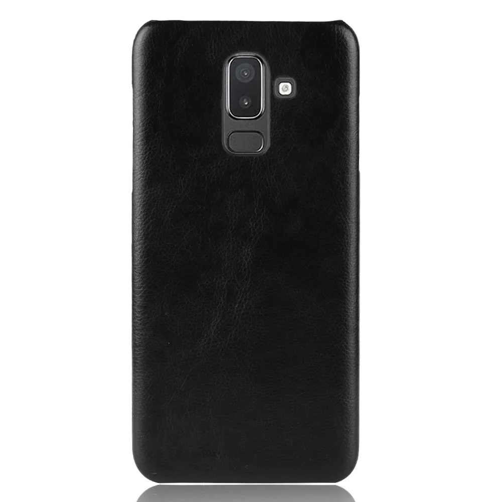 Для Samsung Galaxy On8 2018 чехол Роскошный Личи искусственная кожа Жесткий для J810 J810G/DS
