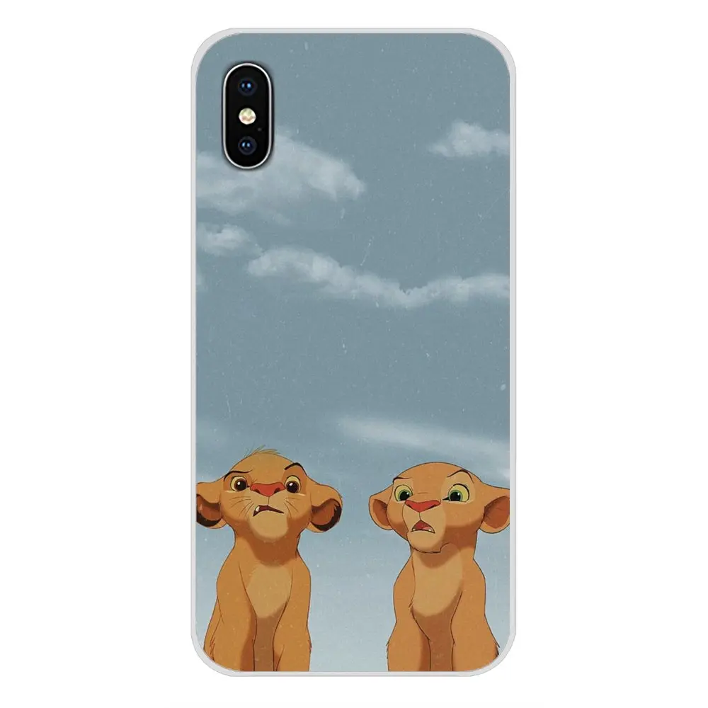 images 6 Прозрачный ТПУ чехол Simba смешное лицо Король Лев цветочный для Apple iPhone X XR XS MAX 4 4S 5 5S 5C SE 6 6S 7 8 Plus ipod touch 5 6 - Цвет: images 6