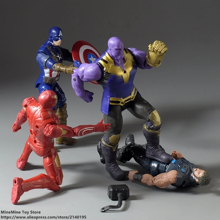 DISNEY Marvel Мстители Халк Железный человек Капитан Америка Человек паук танос