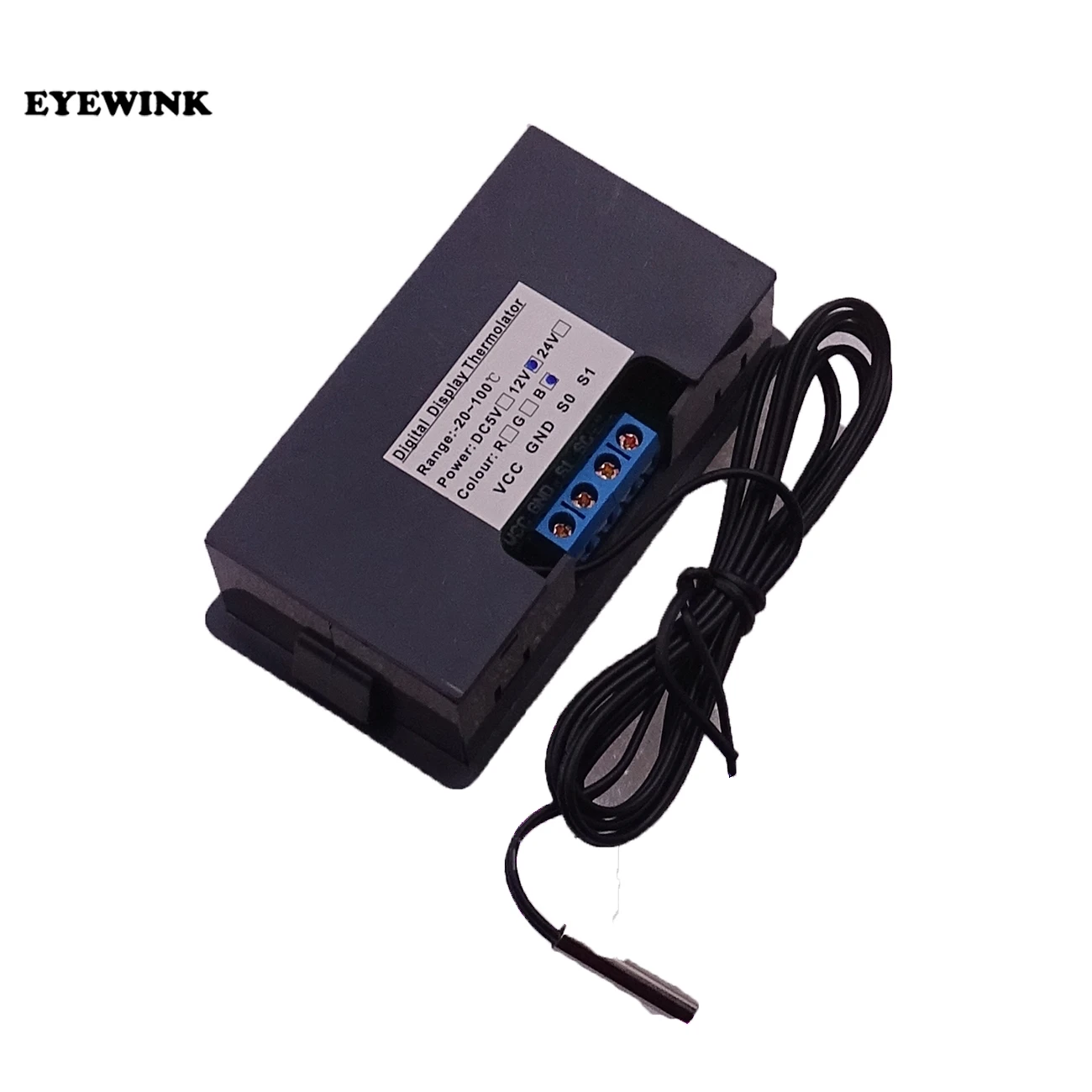 12V регулятор температуры реле двойной цифровой светодиодный дисплей