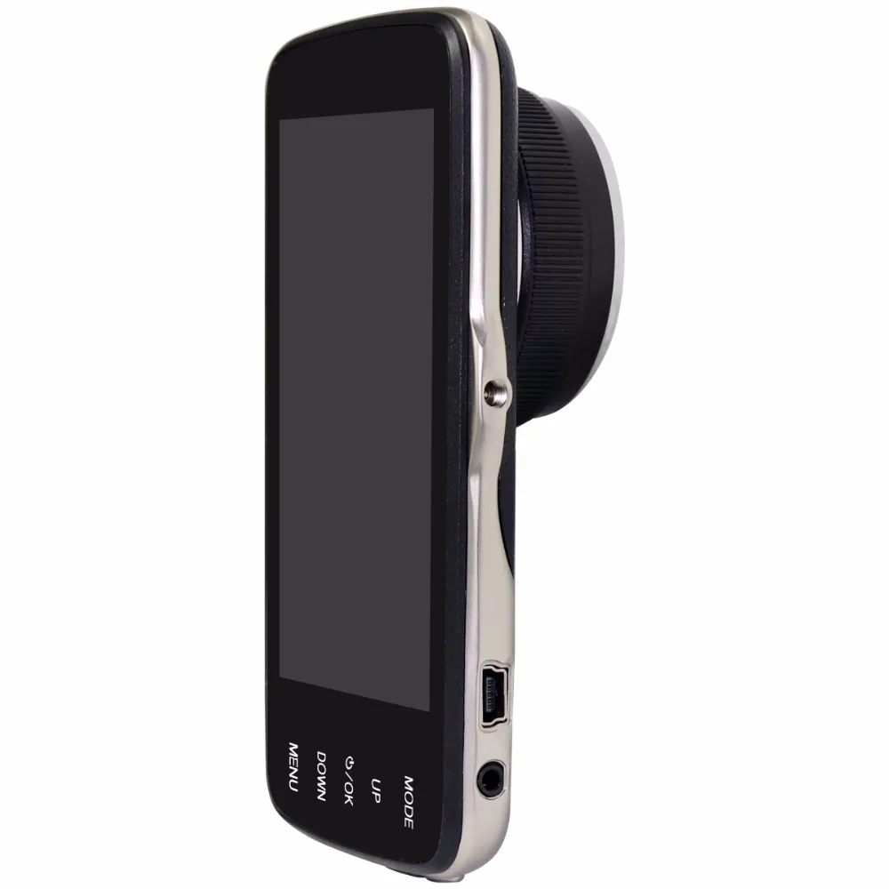 4 &quotдюймовый автомобильный видеорегистратор с двумя объективами видео