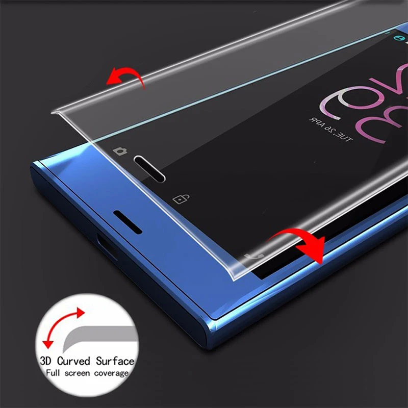 9D полное покрытие закаленное стекло для Sony XA XA1 XA2 XA3 ультра протектор экрана Защитная пленка для Sony XA 1 XA2 XA3 Plus