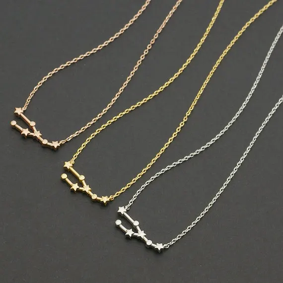 Ромашки 10 шт./лот Зодиака телец ожерелье Астрология Знак зодиака созвездие для