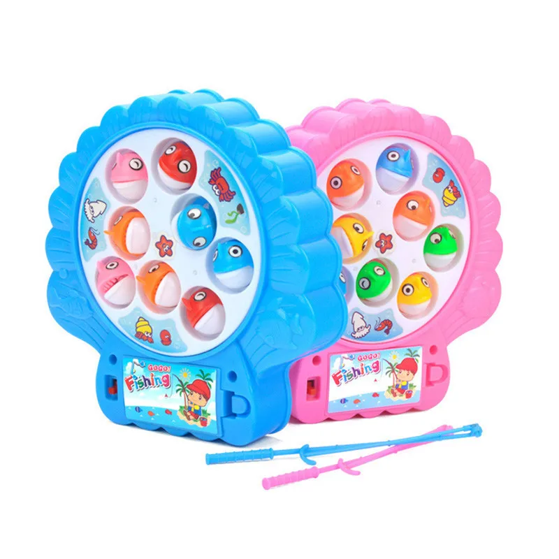 Детские игрушки для рыбалки с вращением батареи детские настольные доски