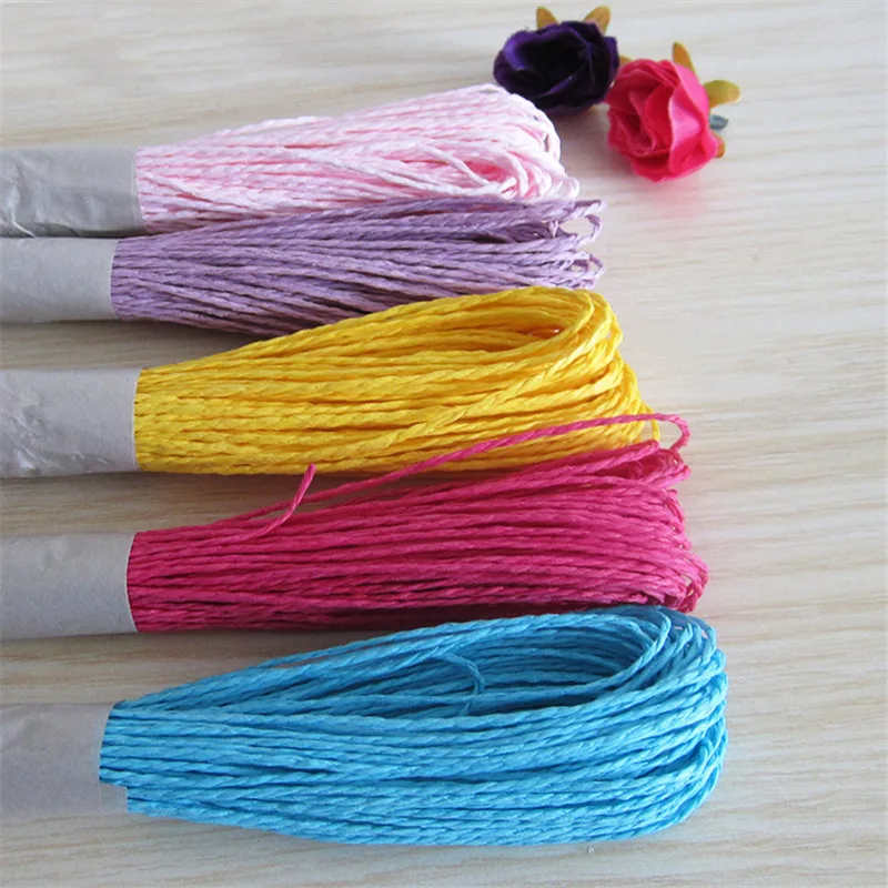 30m/Lot Paper Cords for Kids Children Colorful Thread Rope DIY Handmade Craft Home Wall Decoration Accessories Cord String | Дом и сад