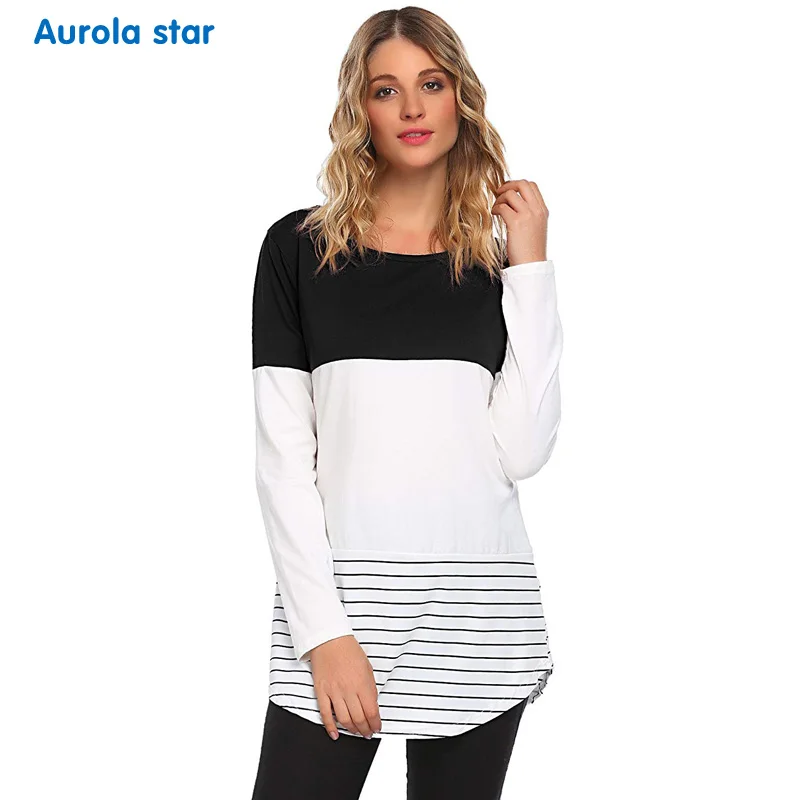 

Зимняя одежда для беременных, блузка, топы, блузки с длинным рукавом для беременных, рубашка с длинным рукавом для вечеринок