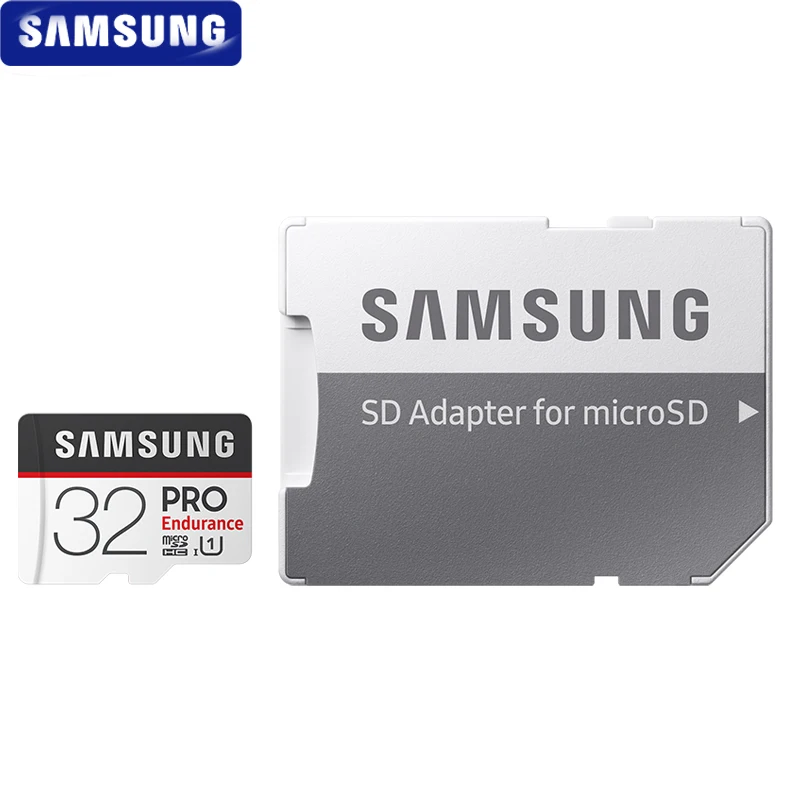 Карта памяти SAMSUNG Micro SD карта PRO выносливость 100 МБ/с./с 32 Гб 64 128 ГБ SDXC SDHC класс 10 TF C10