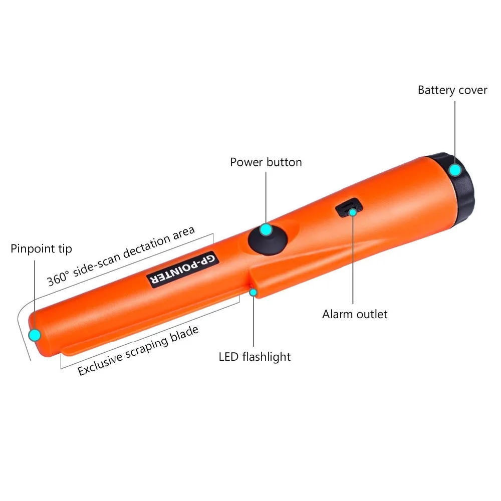 Металлоискатель детектор золота Pinpointer de metaux metales Pro Указатель металлодетекторы