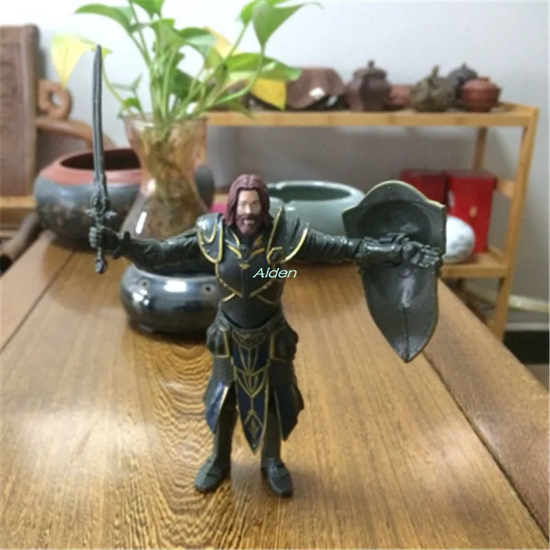 6 &quotБратство лошади сэр андуин Лотар Medivh Железный Орда Durotan ПВХ фигурку