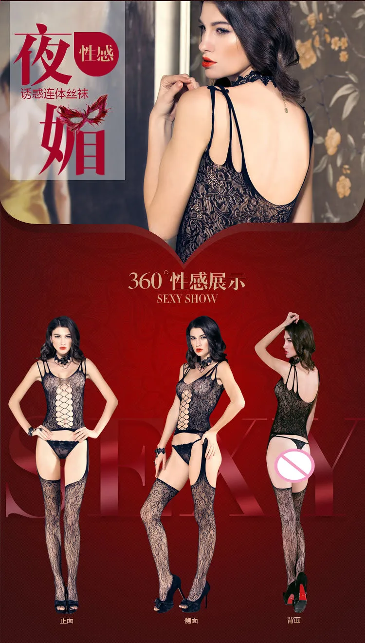 Качественная женская черная сексуальная ночная рубашка костюмы эротическое