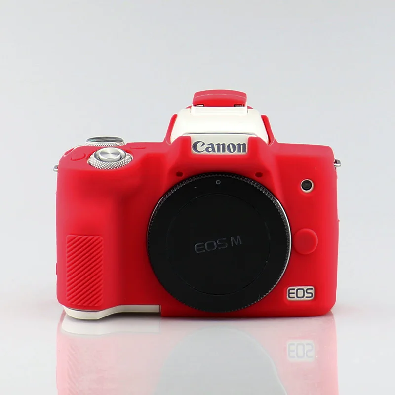 Силиконовая кожа брони чехол корпус протектор для Canon EOS M50 тела только цифровой камеры
