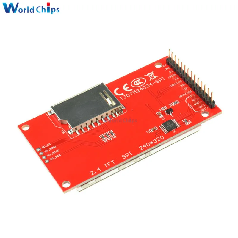 2,4 дюймов 2," TFT 320x240 SPI TFT lcd модуль последовательного порта ILI9341 сенсорный экран резистивный сенсорный экран USART UART HMI