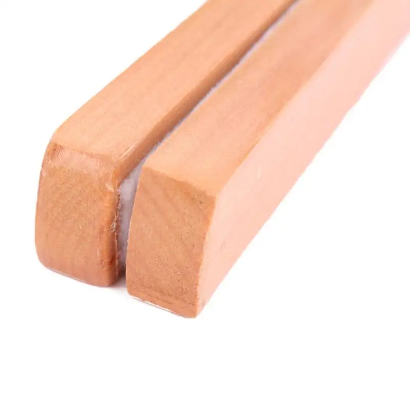 

3 Pcs 30*16cm Natural Solid Wood Pants Hangers Skirt Hangers Clips Slack Hanger