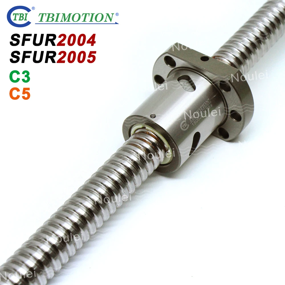 Шариковый винт TBI 2004 4 мм C3 C5 и SFU2004 SFU шариковая гайка 500 600 высокая