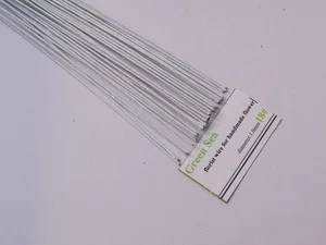 18 # Белая Двойная сахарная проволока для торта 23 дюйма DIY свадебная проволока для цветов 30 шт. белая с проволочной опорой