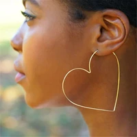 925 silver heart shaped earrings handmade jewelry gold filled vintage brincos boho oorbellen pendientes earrings for women