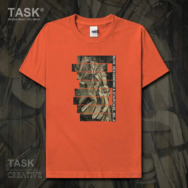 Футболка с изображением сериала всемирно известных животных Марсель Душан Новая