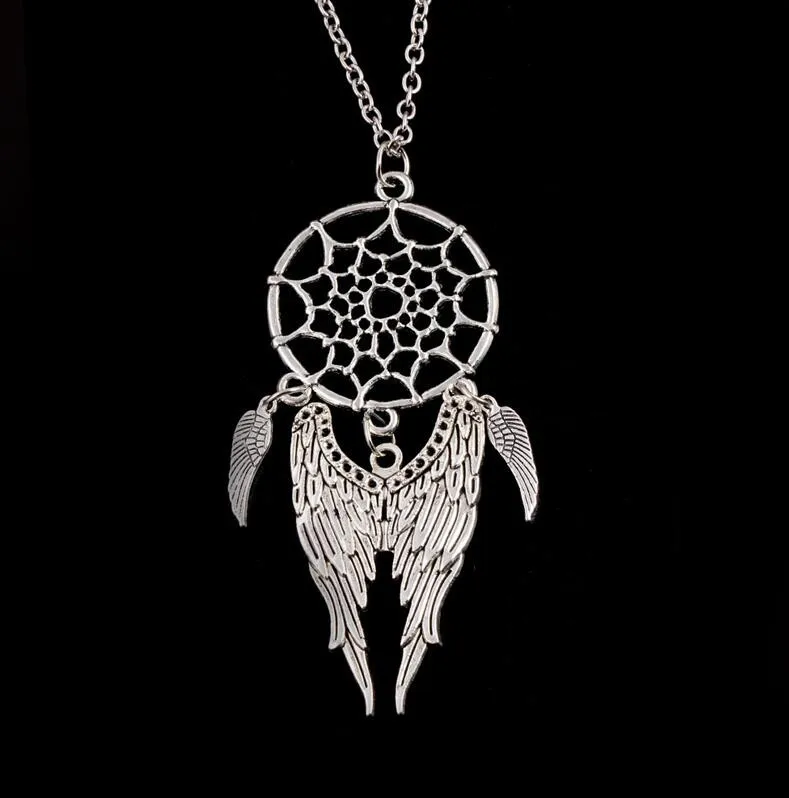 

2017 Fashion Hollow Out Round Wing Bead Leaf Tassel Necklace Jewelry Long Chain Jewelry