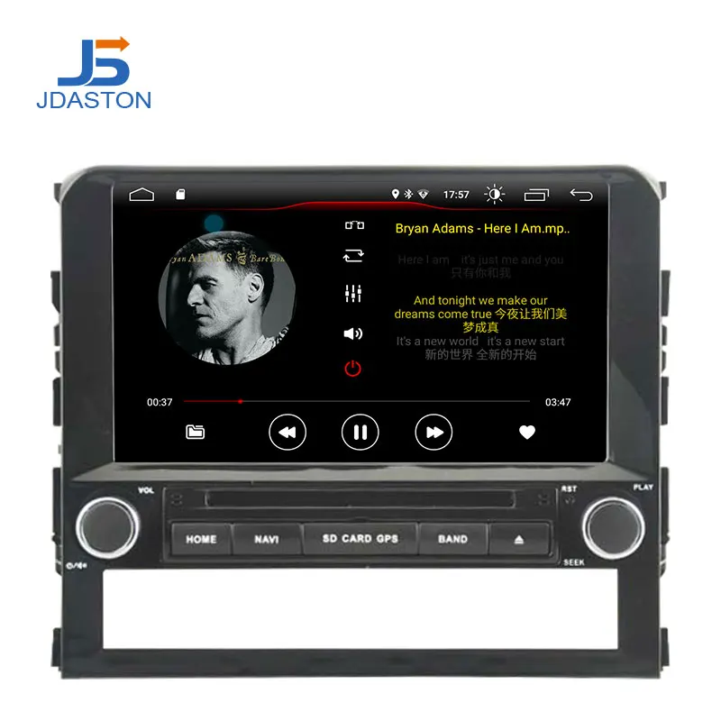 JDASTON Android 10 автомобильный DVD-плеер для TOYOTA LC200 LAND CRUISER 2016 2017 2018 2 Din радиоприемник