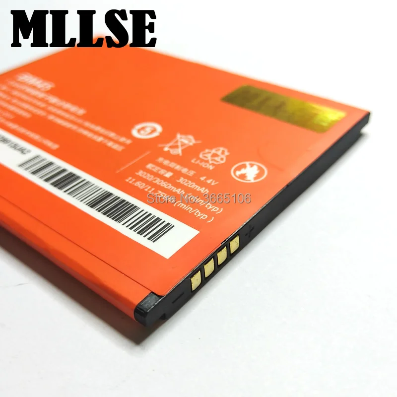 BM45 батарея для Xiaomi Hongmi Redmi Note2 Note 2 литий полимерная мобильная телефонная батареи