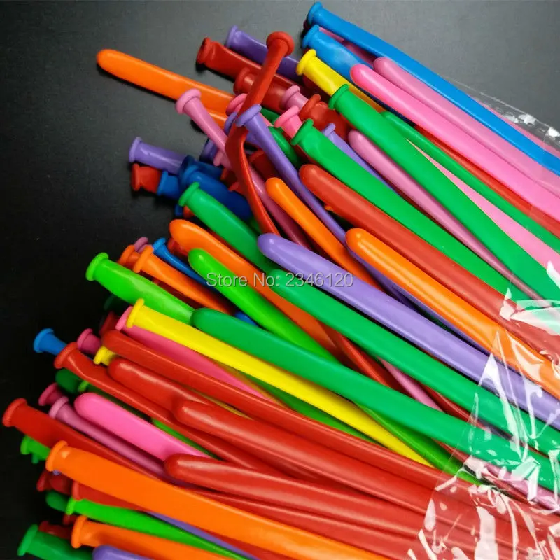 Дешевые латексные Разноцветные длинные воздушные шары 200 шт./лот) для дня