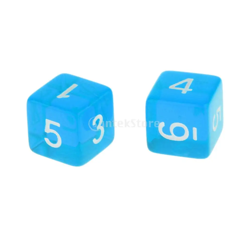 Драгоценный камень мути Двусторонняя Набор кубиков 5 D6 D & TRPG ролевая игра игры
