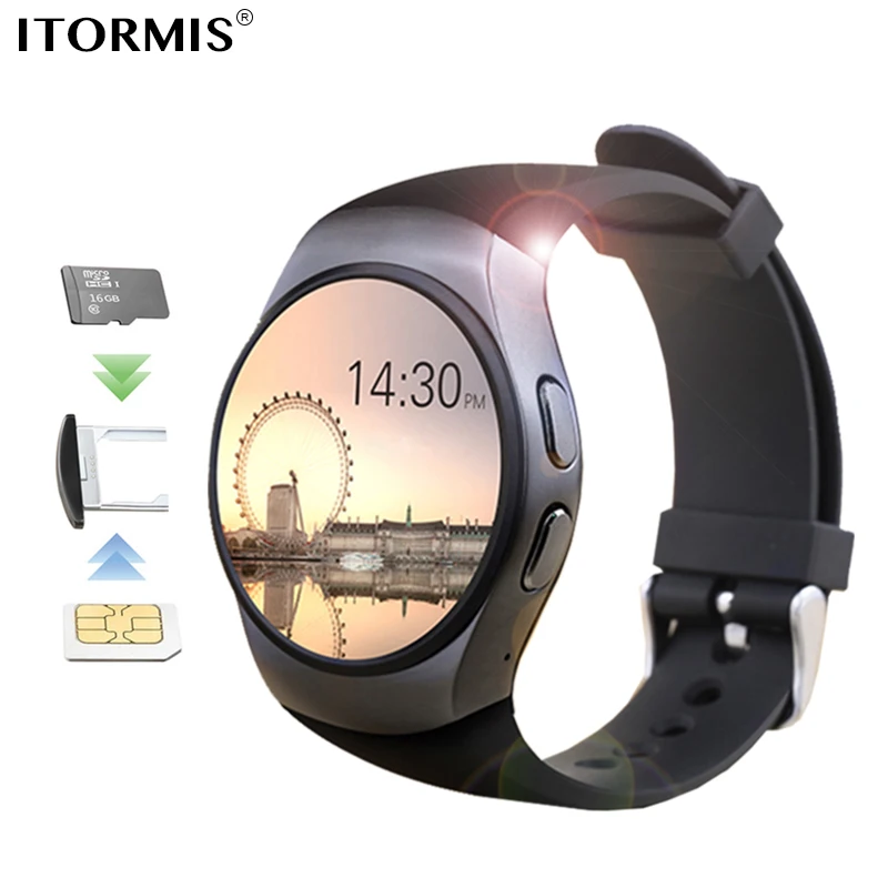 ITORMIS Bluetooth Смарт часы телефон SmartWatch поддержка SIM tf-карты сенсорный экран