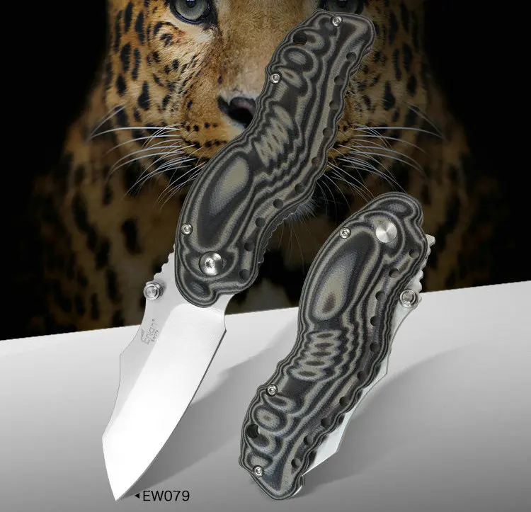 

ENLAN охотничий нож складные походные ножи для выживания 8cr13mov лезвие G10 Ручка Открытый EDC инструменты Прямая поставка