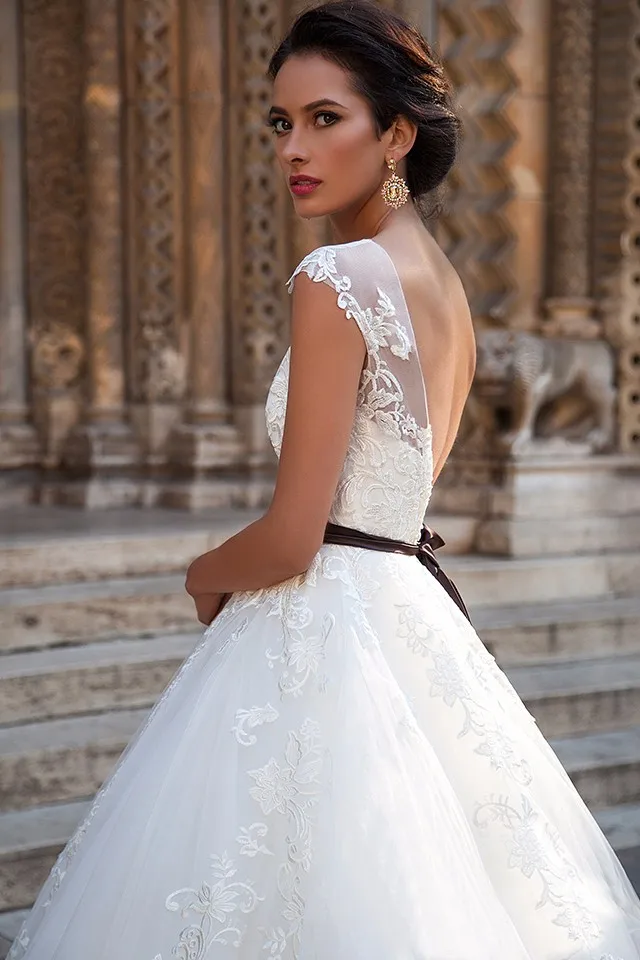 SIJANE Vestidos de Noiva бальное платье специально Простой Элегантный длиной до пола
